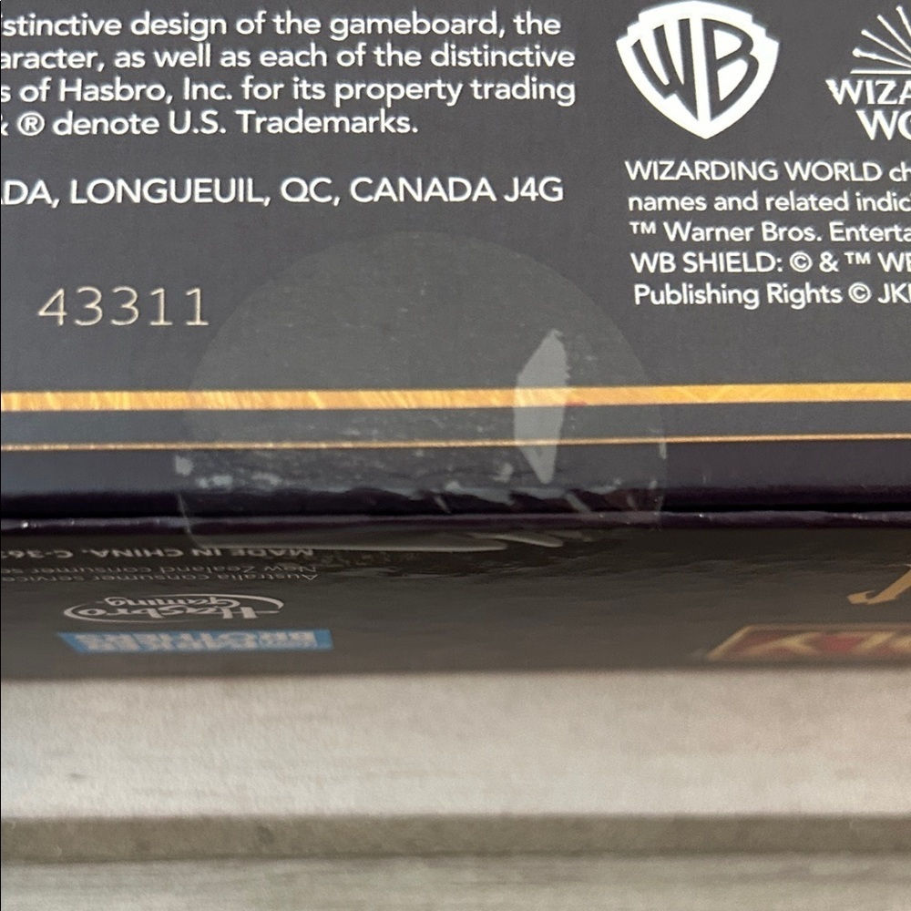 Hasbro Harry Potter Monopoly with Red and Gold Accents - Picture 4 of 8